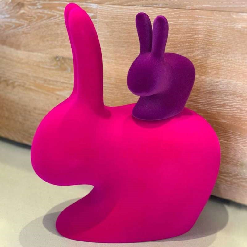 Sedia Rabbit Chair Finitura Velluto