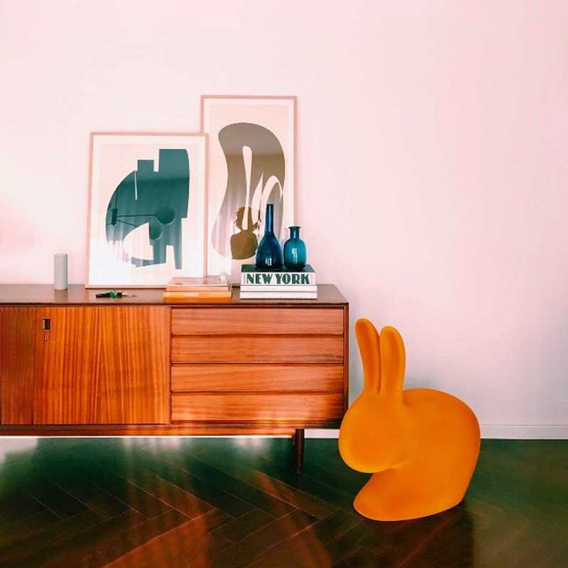 Sedia Rabbit Chair Finitura Velluto