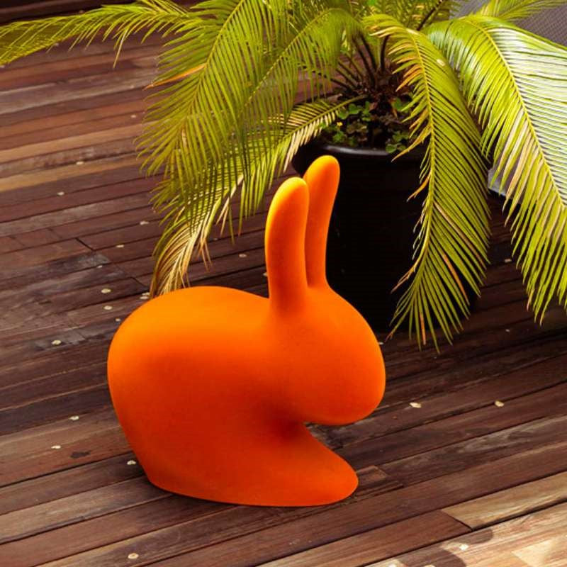 Sedia Rabbit Chair Finitura Velluto Xs
