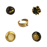 Set Anelli Intercambiabili- Golden Cliff