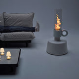 Flamtastique La grande lampada A Olio Per Esterno Light Grey