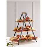 Serve & Share Serving Tower In Legno Di Acacia
