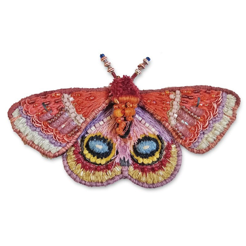 Spilla Peacock moth