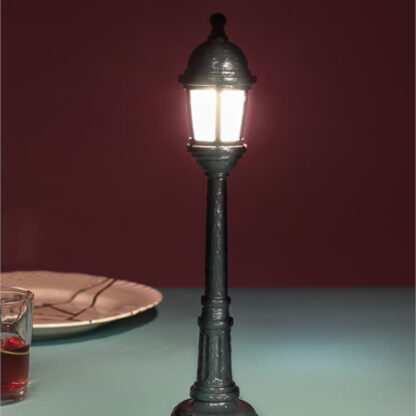 STREET LAMP LAMPADA DA TAVOLO GRIGIO, RICARICABILE SELETT